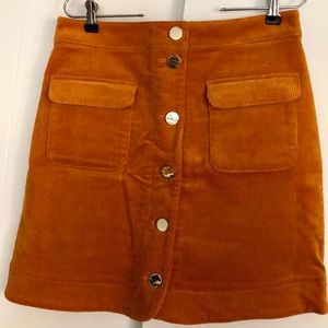 Brand new corduroy skirt